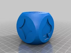 Euchre Trump Cube