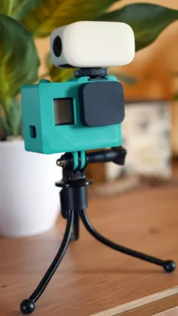 GoPro Hero 7 case with Flash shoe