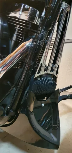 Harley Davidson front spoiler air dam mount / holder