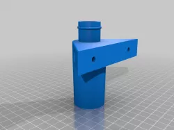 Hose Adapter Wall Mount 25mm to Einhell