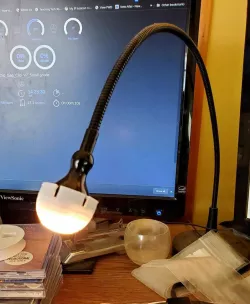 IKEA desk lamp diffuser