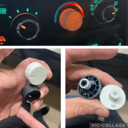 Knob for climate control