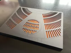 Laser cut shapes for Carbon Freezing Chamber build