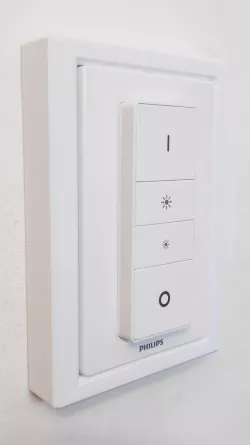 Light switch cover (Ø 10cm) for Philips Hue Remote Base