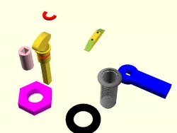 lock for locker -OpenScad