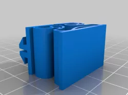 Low profile shock absorbing feet fixed gap