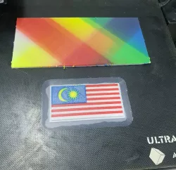 Malaysia Flag Multi-color Printing using Mosaic Palette 2 S