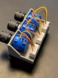 Mounting Bracket for Potentiometer or Input/Output Jacks