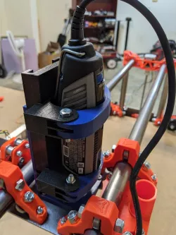 MPCNC Dremel mount with source files 
