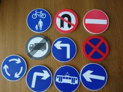 Multi-Material Road Signs (UK)