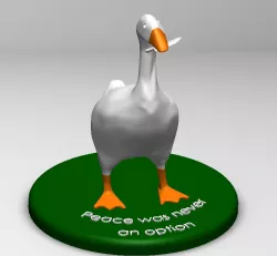 Peace was never an option - goose