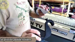 Pelican Bass Raider Paddle / Oar Clips