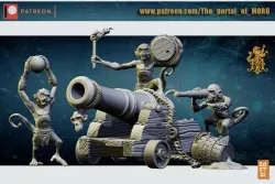 Pirate cannon crew (only crew)