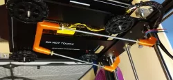 Practical Creality Ender 5 Hot Bed Stabilizer Support [Remix of Ender 5 bed support by NykC]