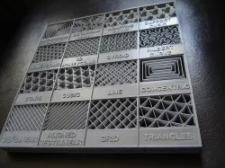 PrusaSlicer Infill Patterns Display
