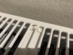 Radiator grille holder clips (customizable)  Heizungsabdeckung Clip