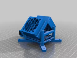 Raspberry Pi 3/4 double fan case