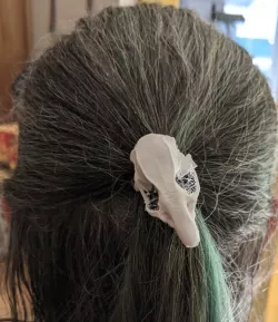 Rat Skull Hair Tie