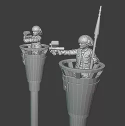 Rebel Sentry Towers (star wars legion scale)
