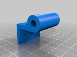 simple box hinge straight or bend - OpenScad