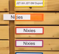 Slide-in Label Holder