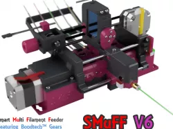 SMuFF V6 -  Smart Multi Filament Feeder with Bondtech Gears