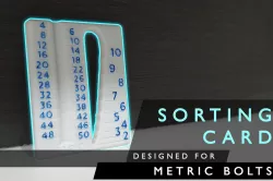 Sorting Card | Metric Bolt