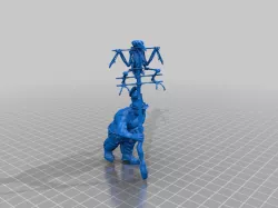 steampunk ogre banner bearer - mawtribes - aos