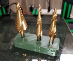 Stepper Drillbit Pegboard Holder