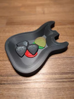 Strat Shaped Pick Tray
