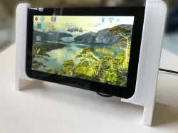 Table Frame for a Raspberry Pi 7" Touchscreen - minimalist design