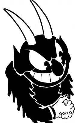 The Devil stencil
