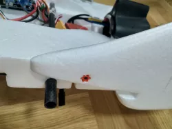 Vertical stabilizer holder for FX-61