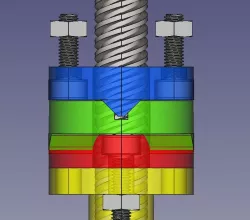 z lead screw banding wobbling compensation bracket