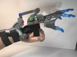 Adapters to attach Prosthetic Hand to Black Ram Mount and updated Pins