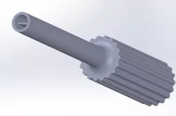 Adjustment screwdriver for 1/4 inch shaft