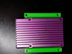 Aluminium Armour Raspberry Pi Heatsink Case Wall Mount