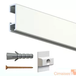 Artiteq Click Rail eccentric wall-mount
