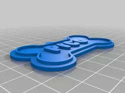 Bone Dog Tag