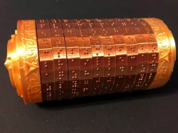 Braille Cryptex Ring