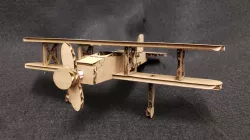 Cardboard Bi-Plane
