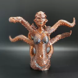 Cecaelia, Octopus Mermaid Sculpture