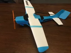 Cessna 206 Celling tethered airplane