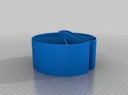 circular tool holder for a desk