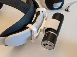 Clip-on Battery Holder for Oculus Quest 2 Elite Strap