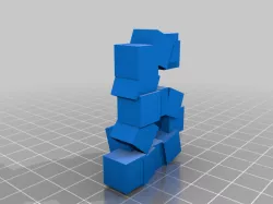 Cubes Lowercase "A"