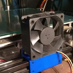 Customizable bed cooler fan