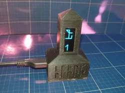 Cypher of the Monks Clock Pyramid Clock