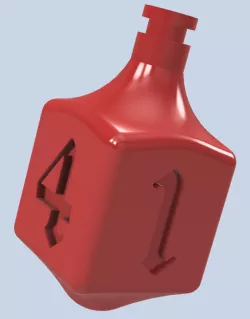 D4 Dice Potion D&D