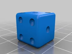 Dice block for game